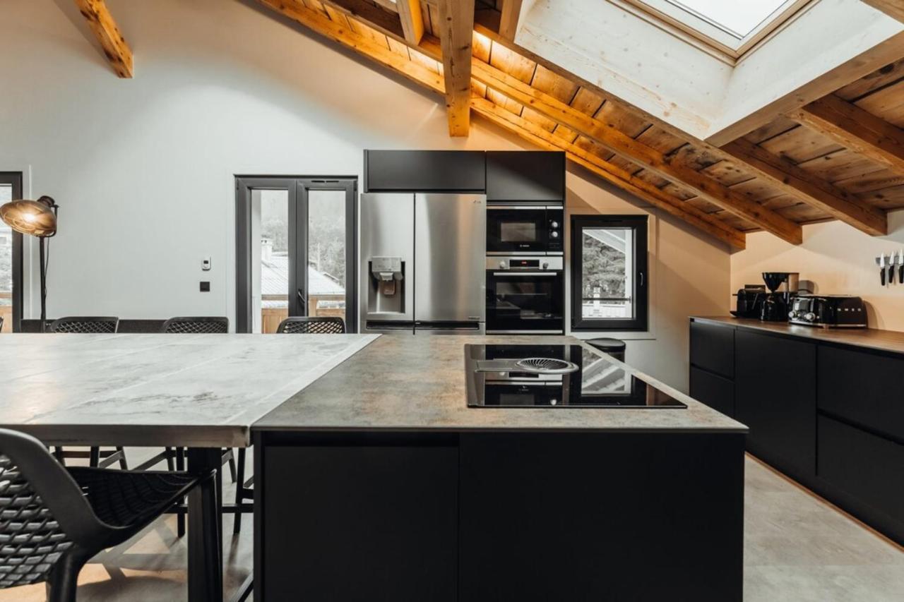 Luxurious 3-Bedroom Flat With Sauna And Garage Chamonix Dış mekan fotoğraf