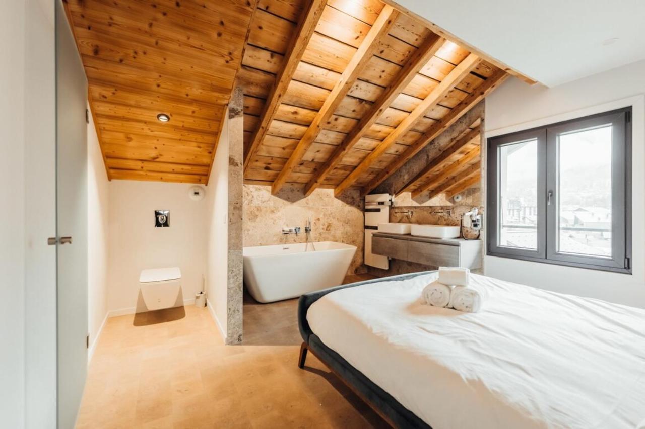 Luxurious 3-Bedroom Flat With Sauna And Garage Chamonix Dış mekan fotoğraf