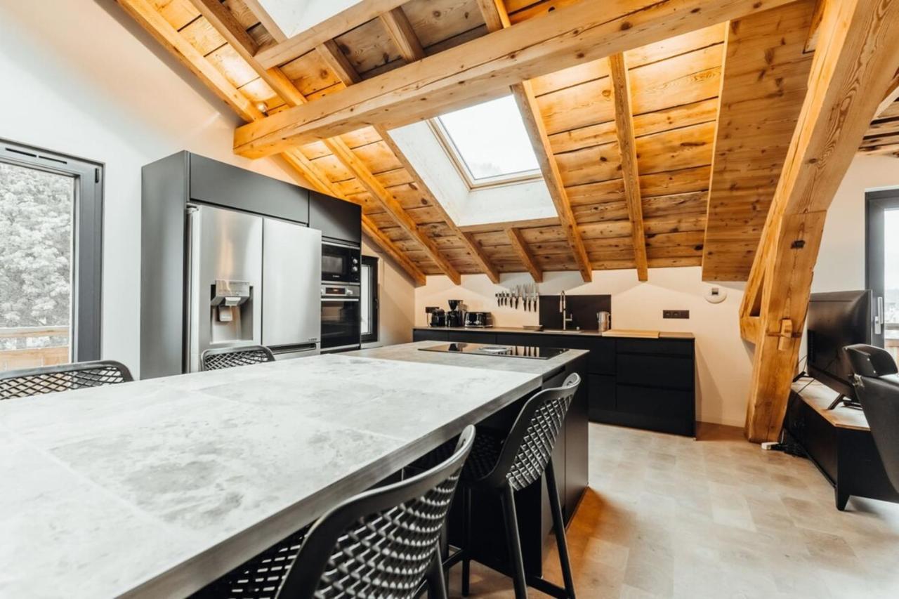 Luxurious 3-Bedroom Flat With Sauna And Garage Chamonix Dış mekan fotoğraf